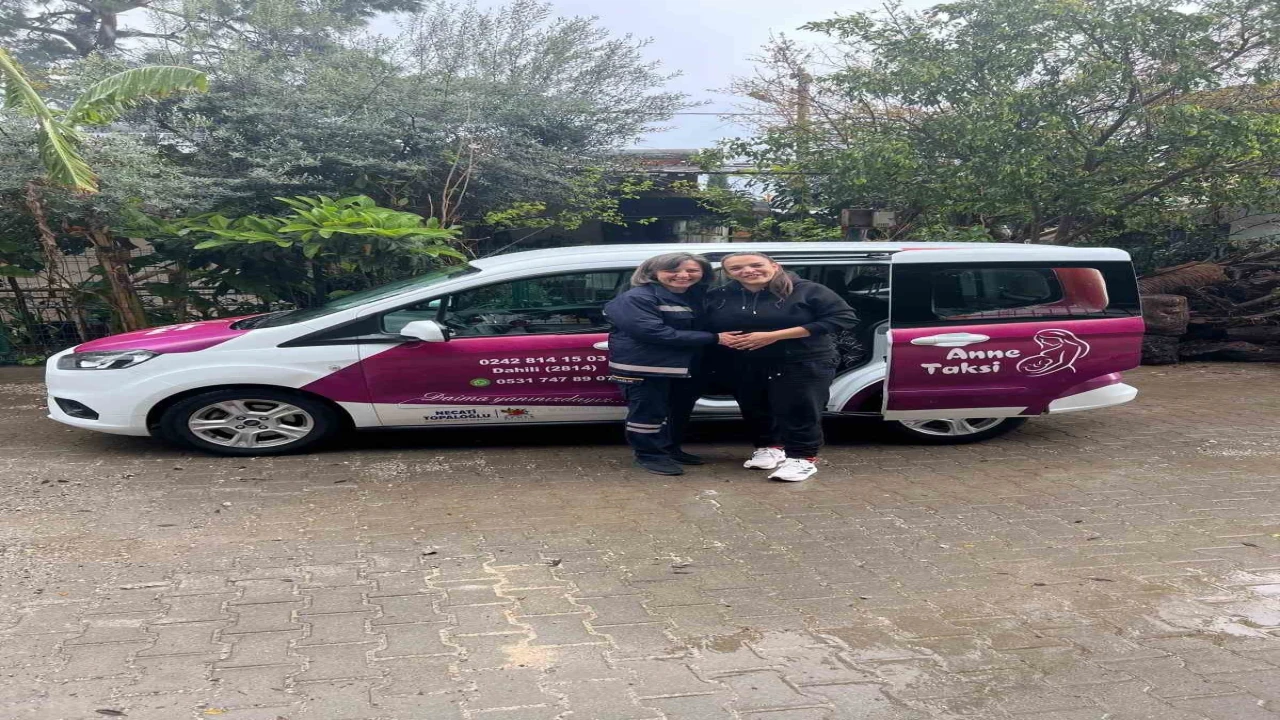 Kemerde Anne Taksi hizmet vermeye başladı