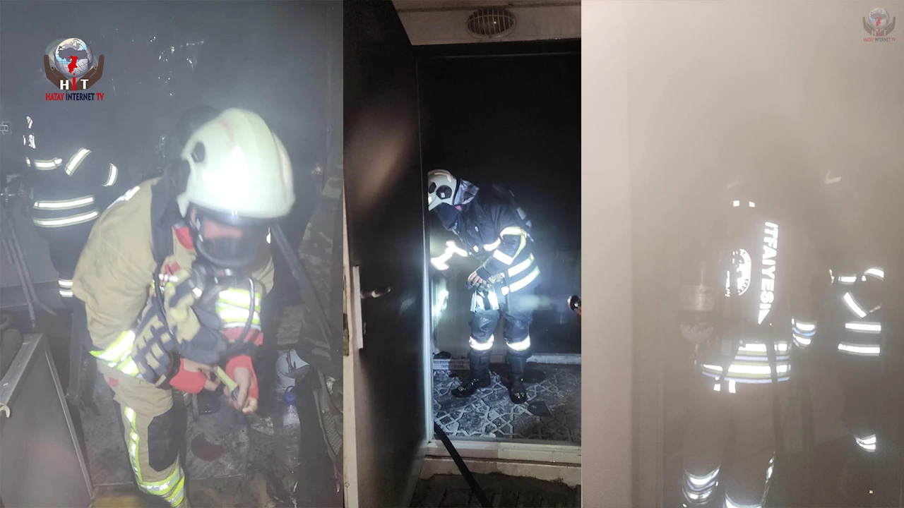 Kırıkhanda ev yangını