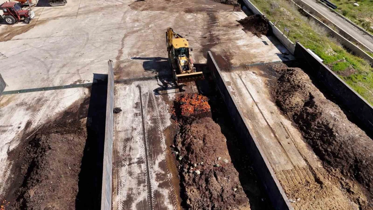 Mersinde 835 ton organik atık komposta dönüştürüldü