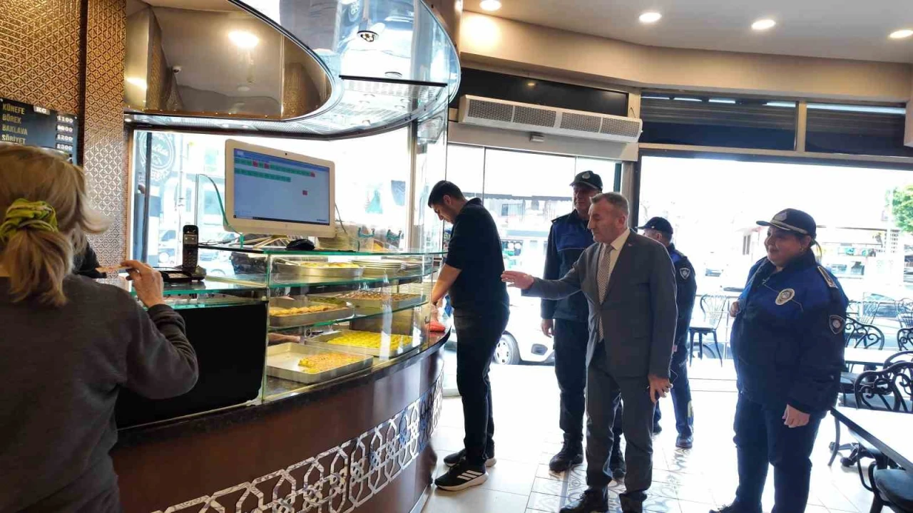 Mersinde bayram öncesi tatlı denetimi sıklaştırıldı