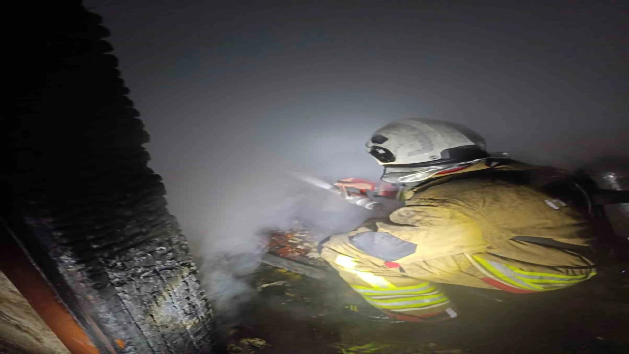 Reyhanlıda ev yangını