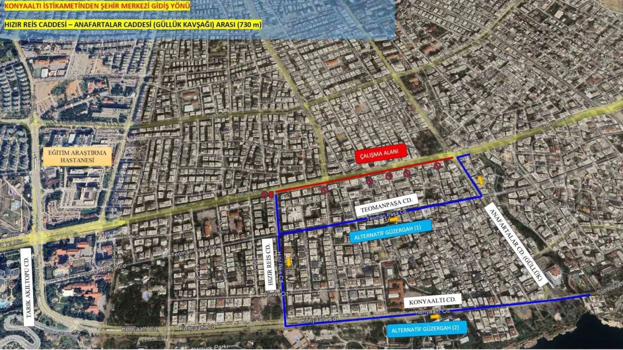 100. Yıl Bulvarında asfalt çalışması gerçekleştirilecek
