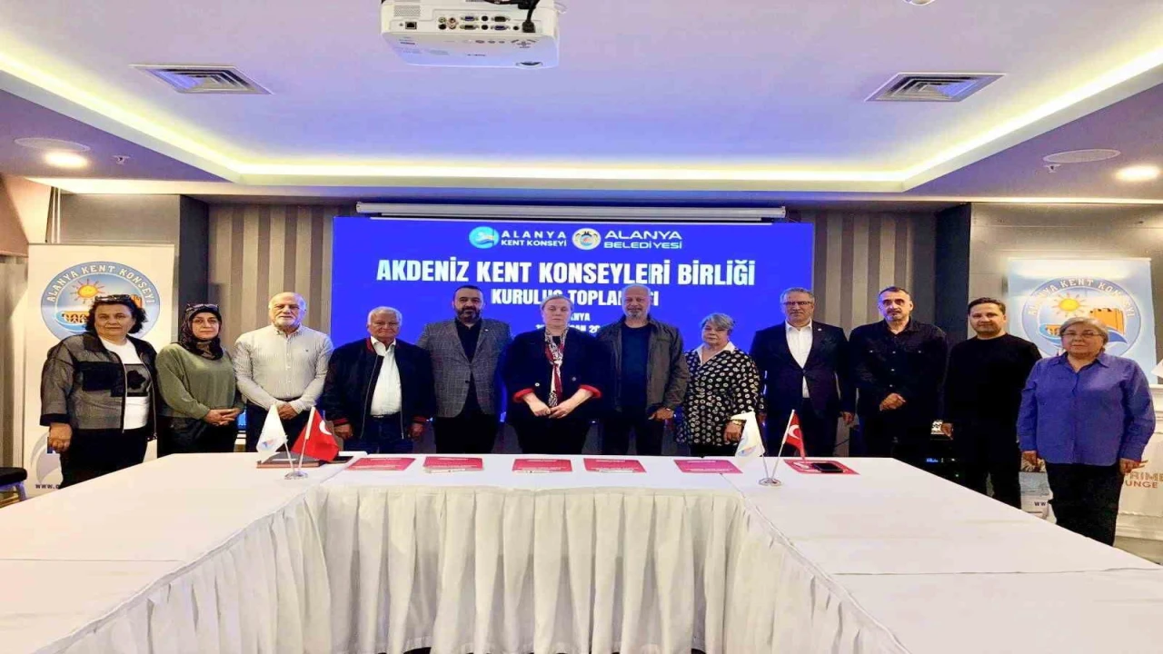 Akdeniz kent konseyleri birliği Alanyada kuruldu