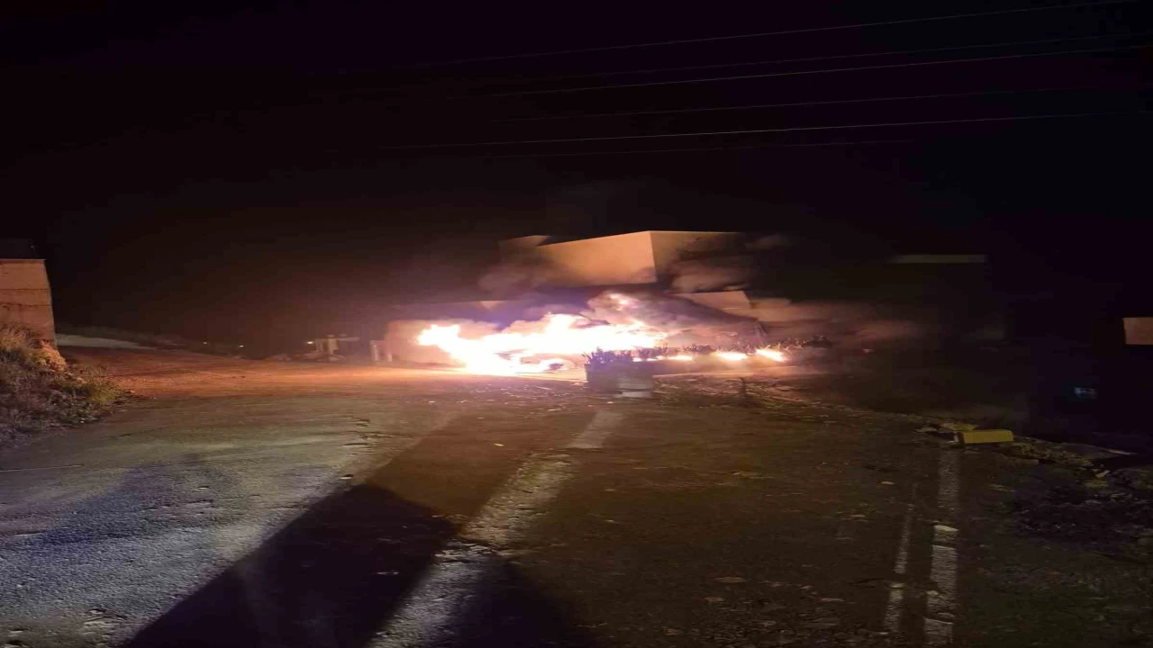 Alanyada müstakil evde çıkan yangın korkuttu