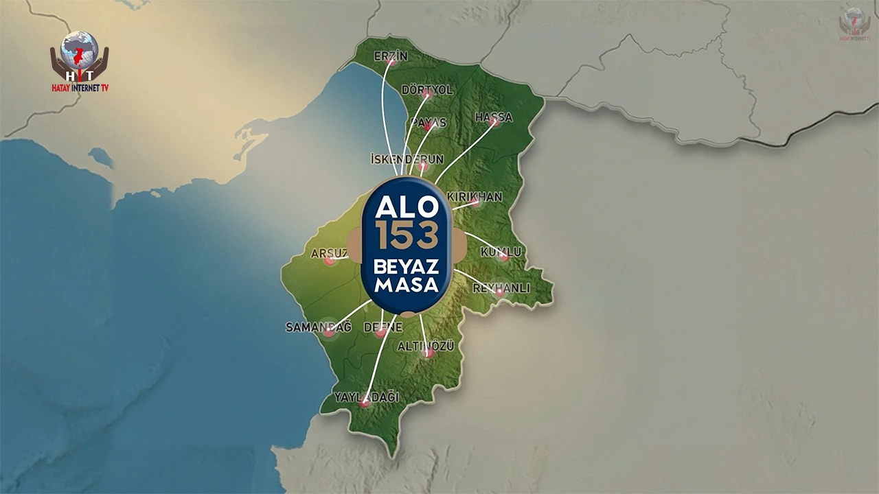 “ALO 153” BİR TELEFONLA TÜM HATAY’A ÇÖZÜM SUNUYOR