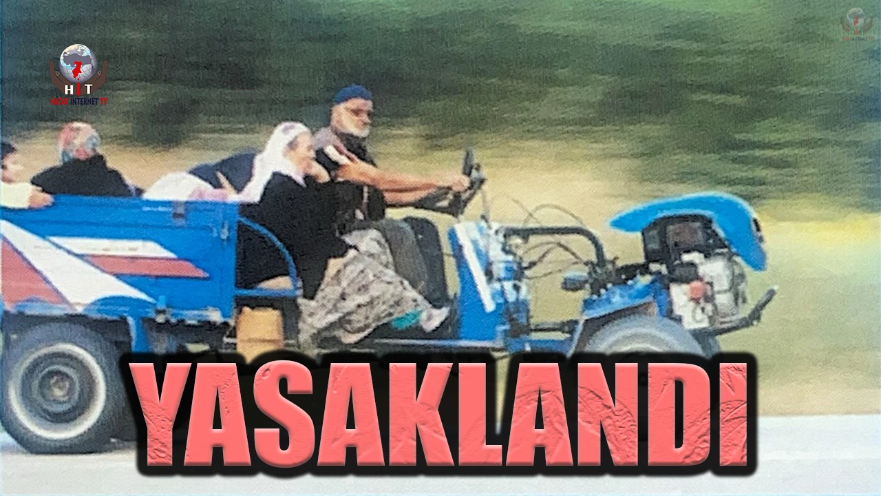 Altınözü’nde patpat tipi tarım aracıyla trafiğe çıkmak yasaklandı