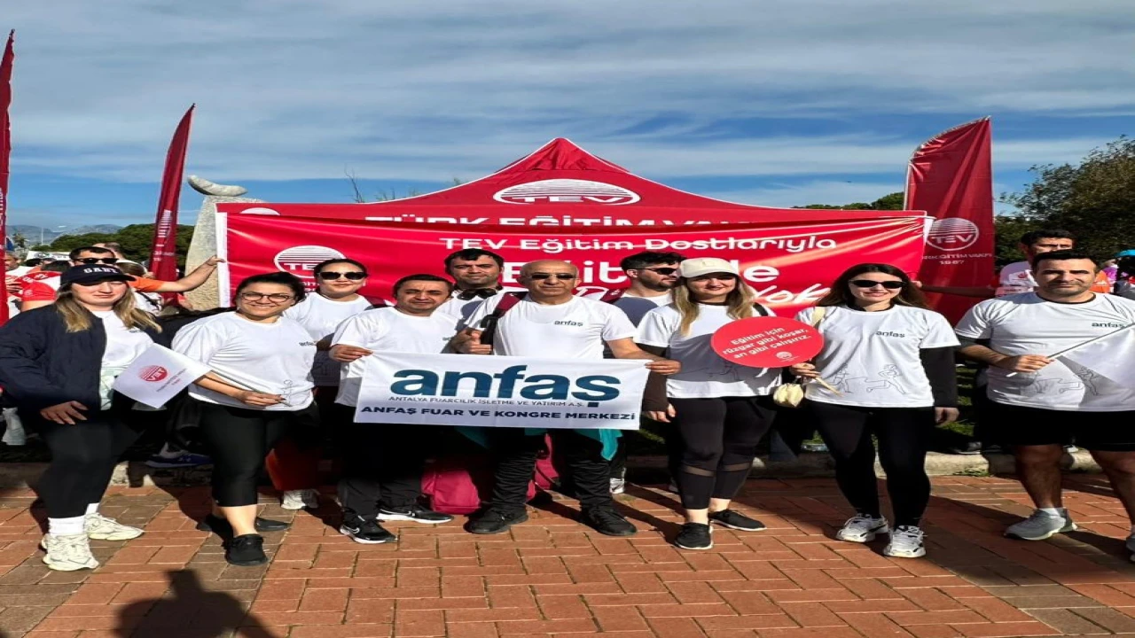 ANFAŞ çalışanları Runtalyada eğitime destek için koştu