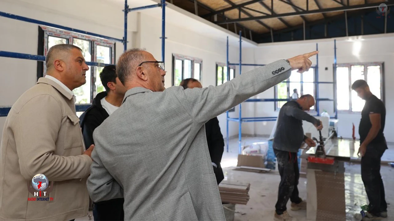 ANTAKYA’DA ÇOK AMAÇLI SALON ÇALIŞMALARI SÜRÜYOR