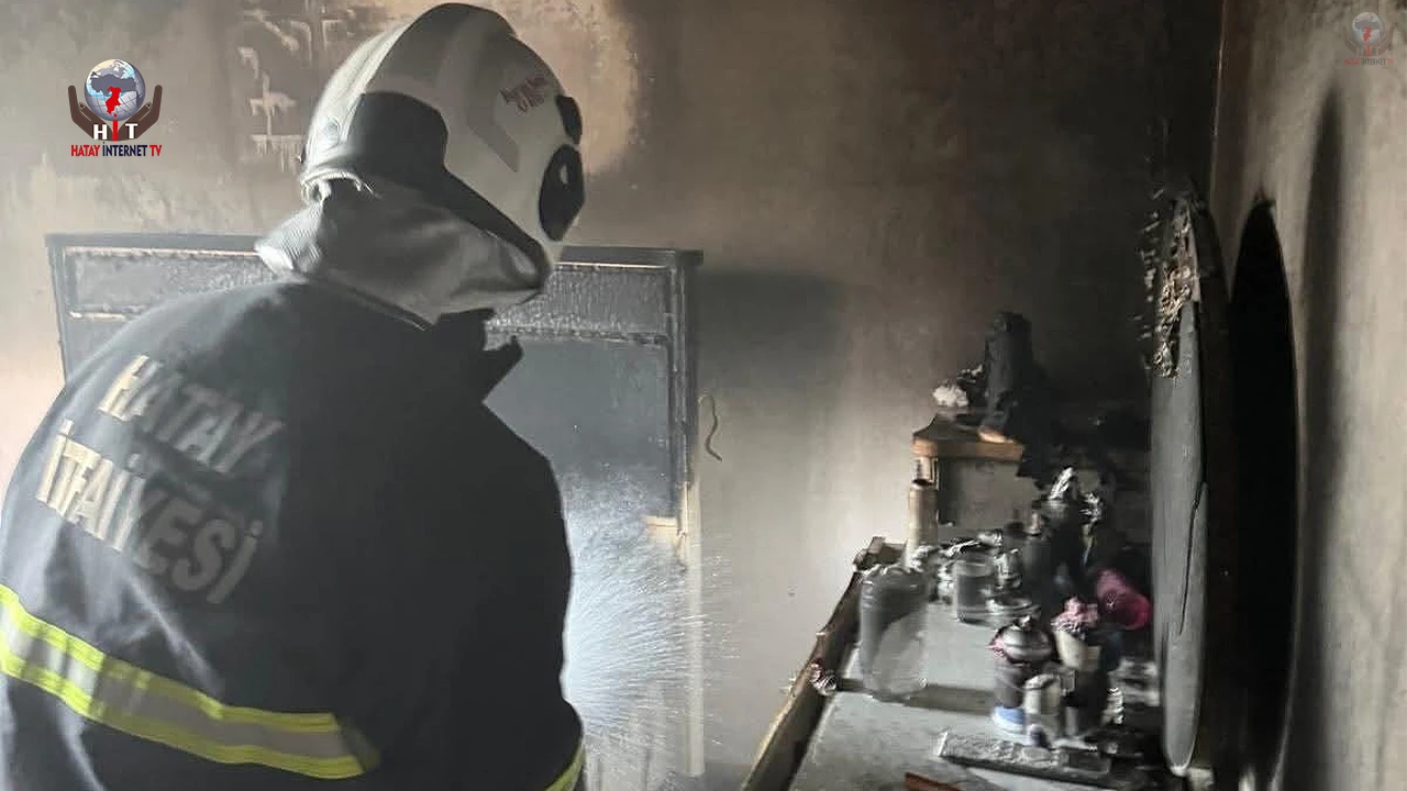 Antakyada ev yangını