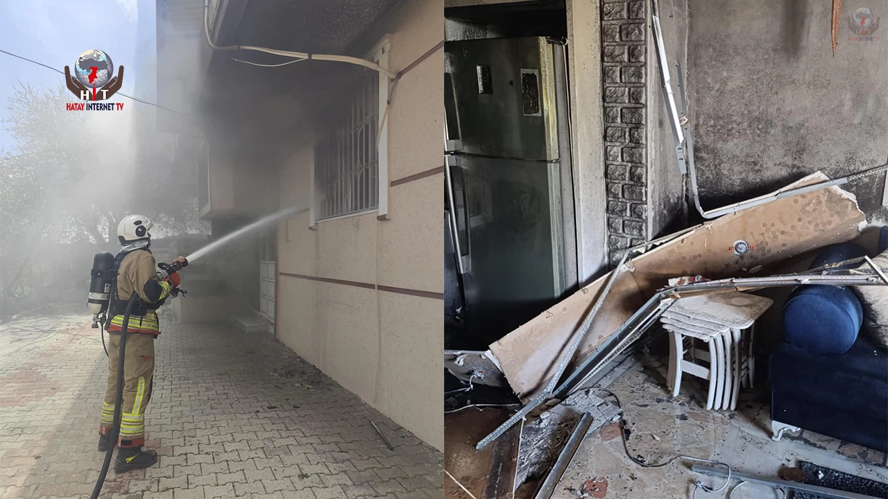 Antakyada ev yangını