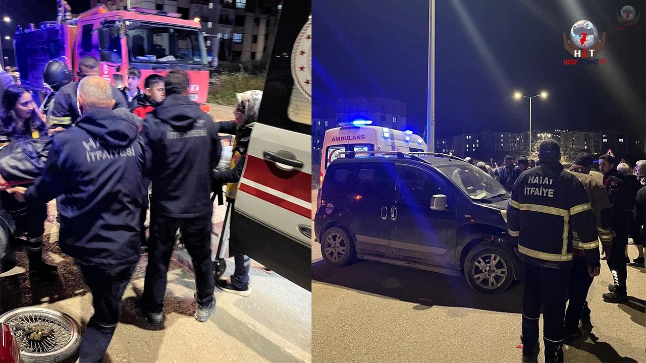 Antakyada trafik kazası: 2 yaralı