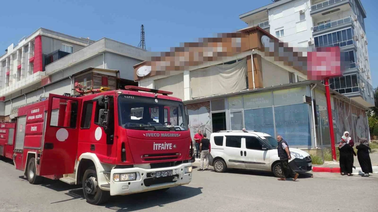 Antalyada baklava ve lokum üretim tesisinde kazan patladı: 1 yaralı