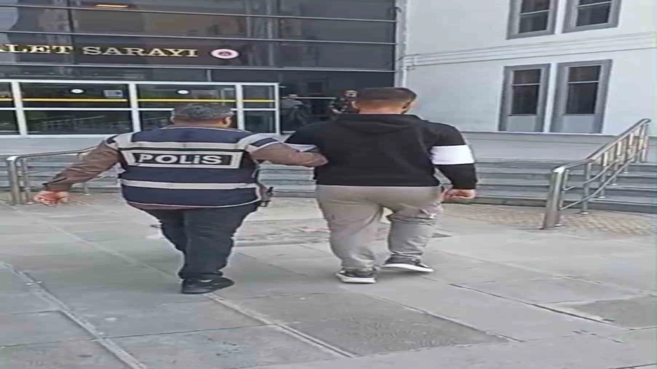 Defnede hırsızlık hükümlüsü yakalandı