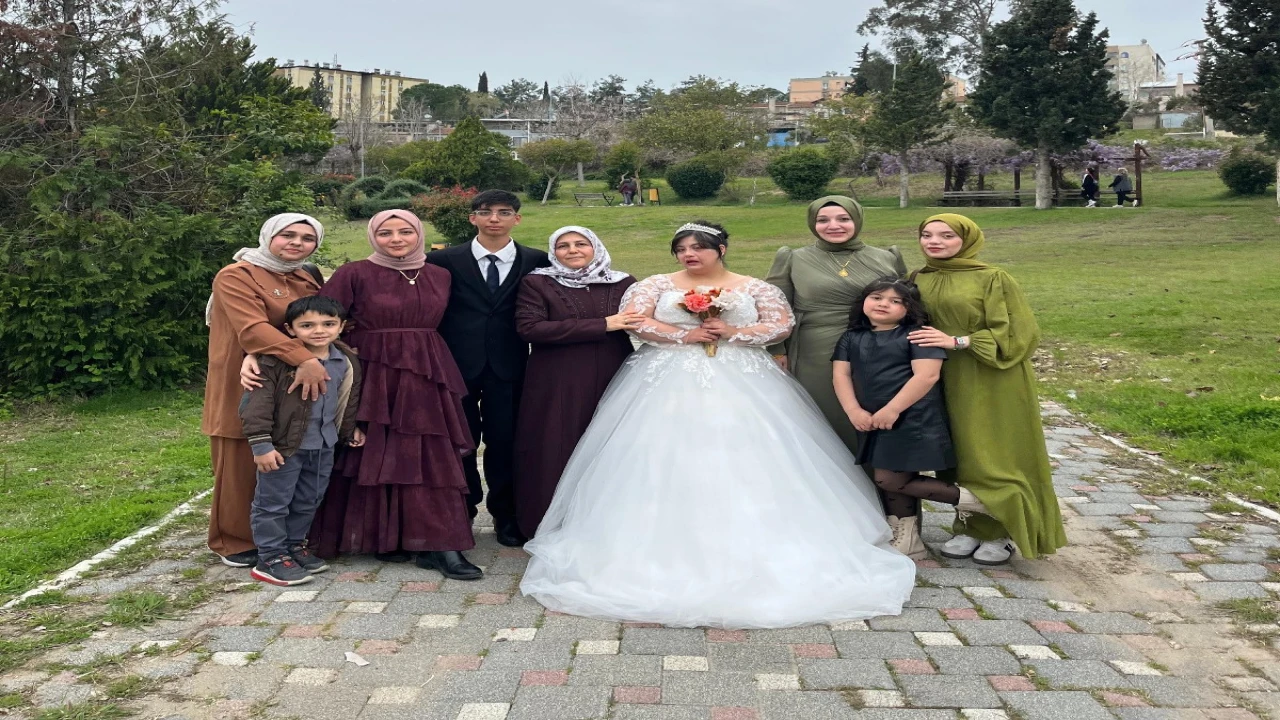Down sendromlu Gülayferin gelinlik hayali gerçek oldu