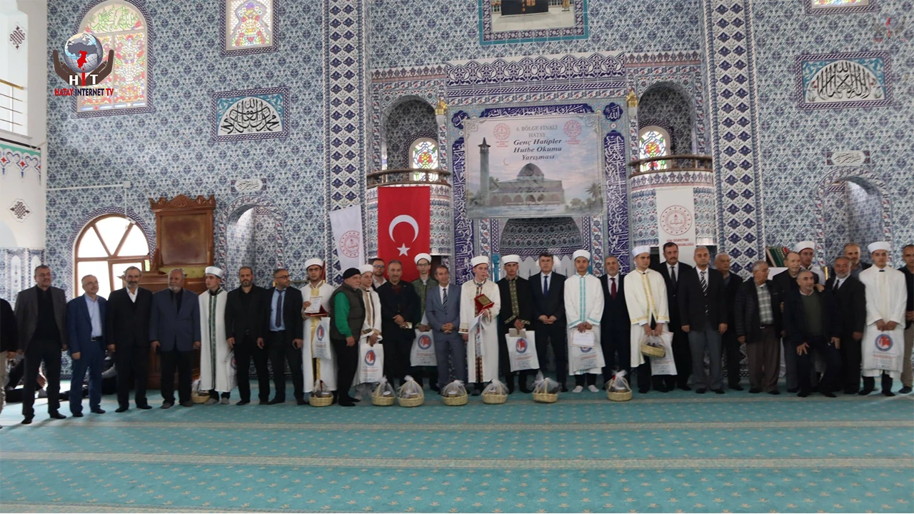 GENÇ HATİPLER HUTBE OKUMA YARIŞMASI 6. BÖLGE FİNALİ HATAY’DA GERÇEKLEŞTİRİLDİ