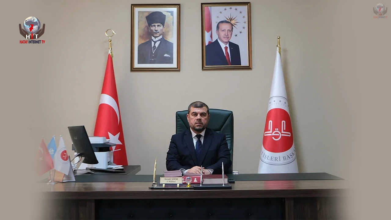 Hatay İl Müftüsü Necati Şafak görevine başladı