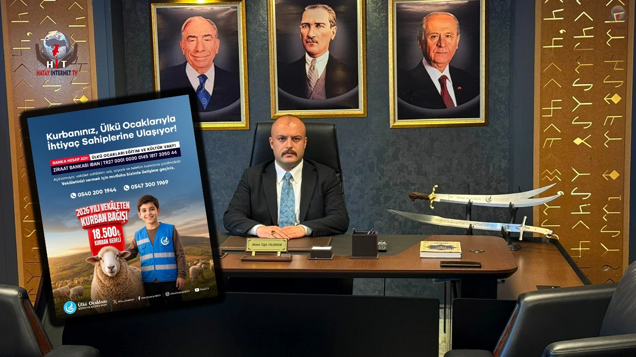 HATAY’DA KURBANLAR ÜLKÜ OCAKLARINCA İHTİYAÇ SAHİPLERİNE ULAŞTIRILACAK