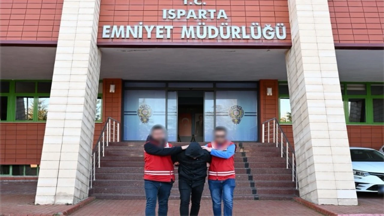 Ispartada 17 yıl 5 ay hapis cezası bulunan şahıs yakalandı