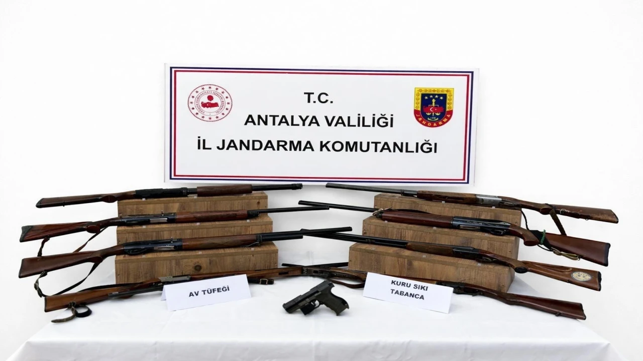 Jandarmadan ruhsatsız silah operasyonu