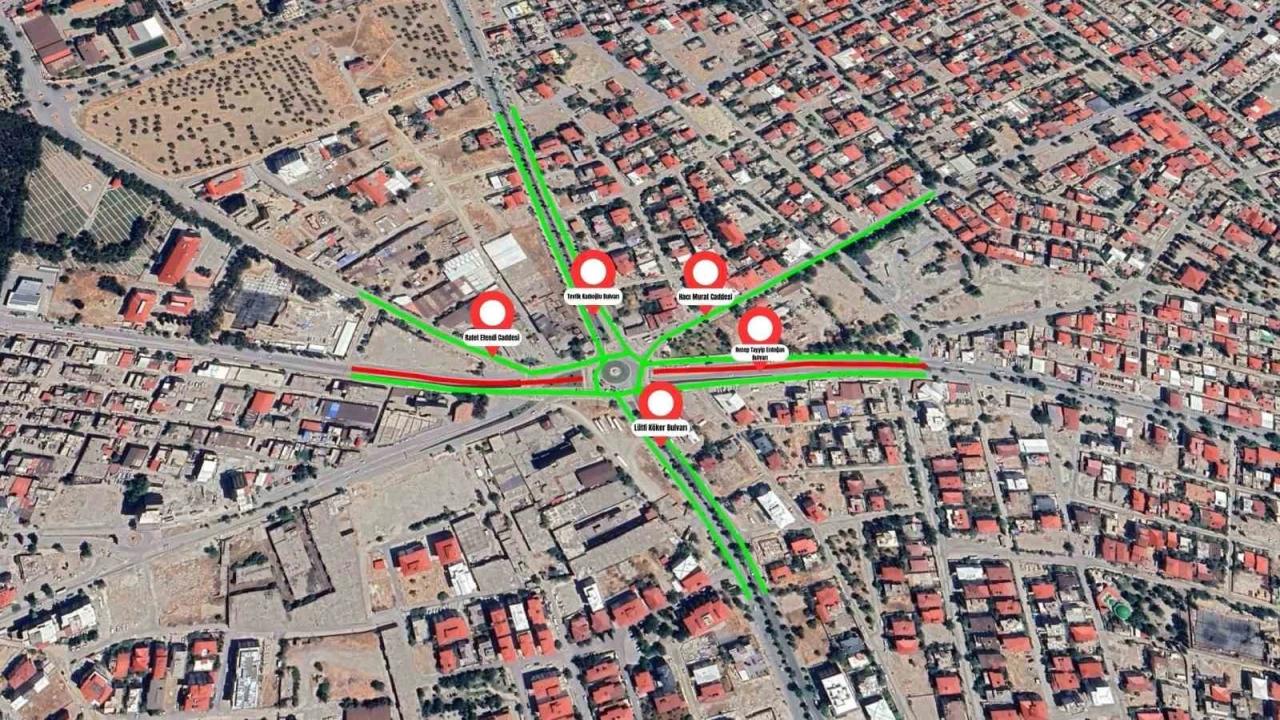 Kahramanmaraşta alt geçit tadilat nedeniyle kapatıldı
