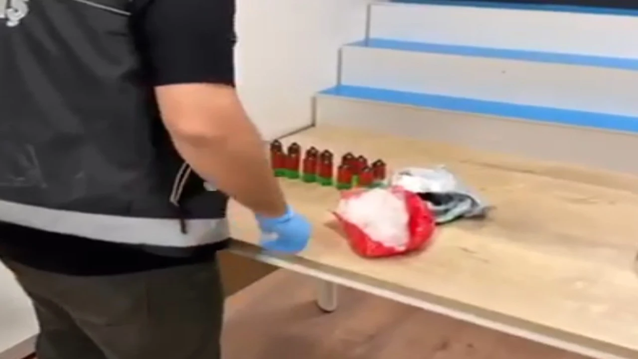 Kahramanmaraşta kargoyla getirilen uyuşturucu madde ele geçirildi