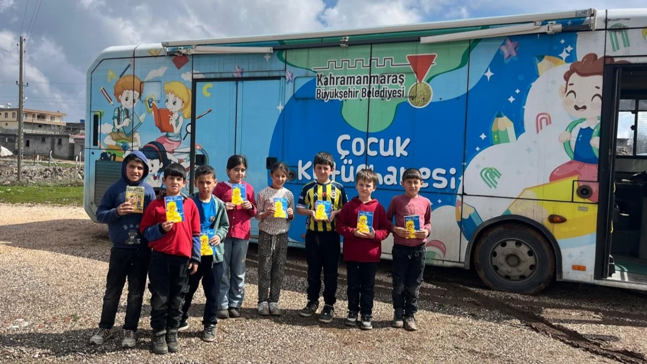 Kahramanmaraşta mobil kütüphane