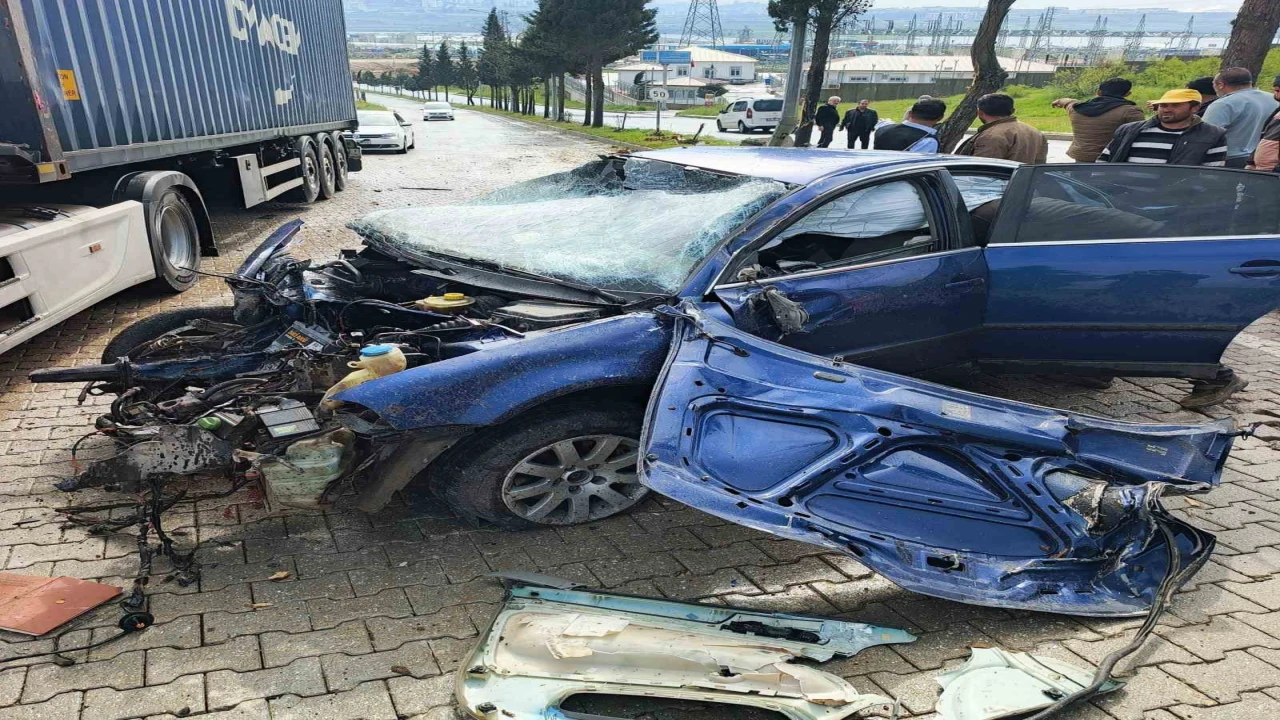 Kahramanmaraşta trafik kazası: 1 yaralı