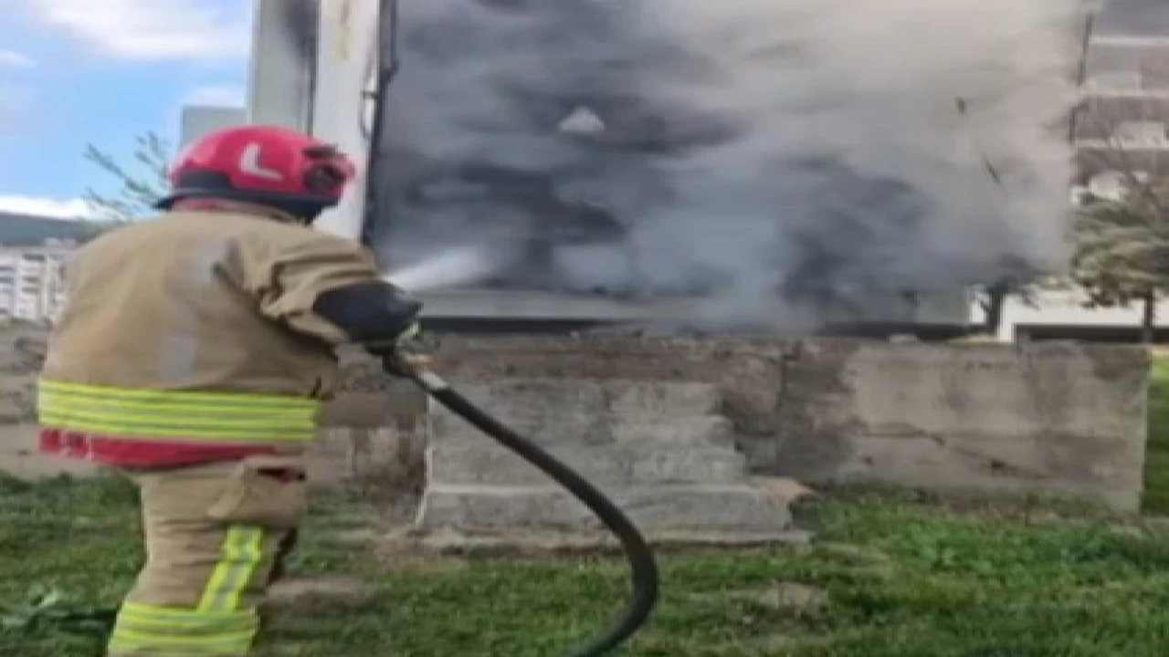 Kahramanmaraşta trafoda yangını paniği