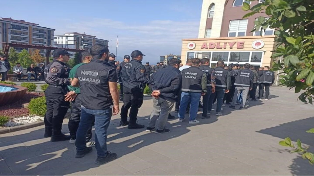 Kahramanmaraşta uyuşturucu operasyonu: 45 tutuklama