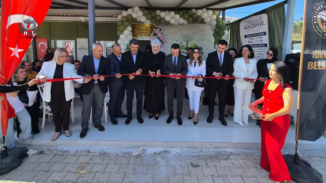 KIRIKHAN’DA AİLE KİTAP DERNEĞİ AÇILDI