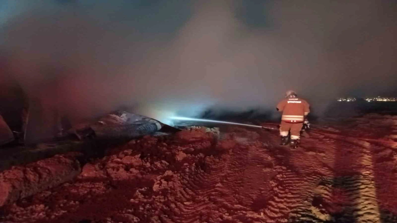 Hatay'da Yangında İnşaat İşçisi Hayatını Kaybetti