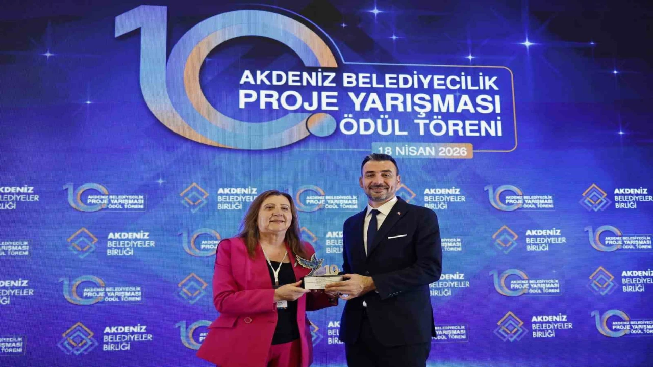 Manavgat Belediyesinin Tazı Kanyonu Çevre Düzenlemesi projesi ödüllendirildi