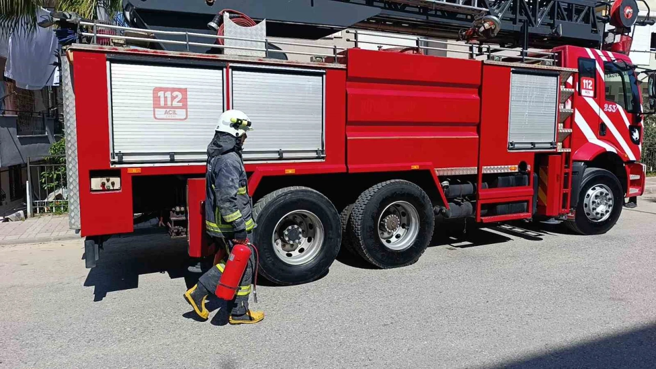 Manavgatta baca yangını söndürüldü