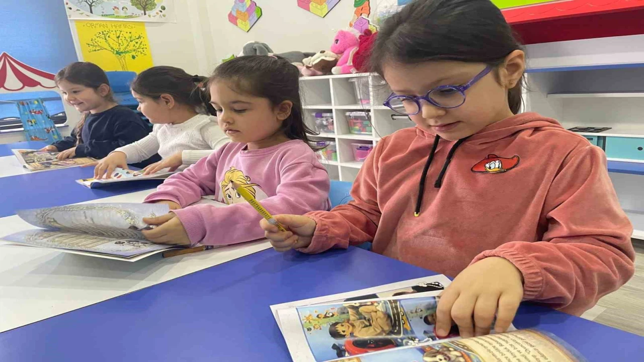 Minik kalplerden Kütüphaneler Haftasına örnek proje