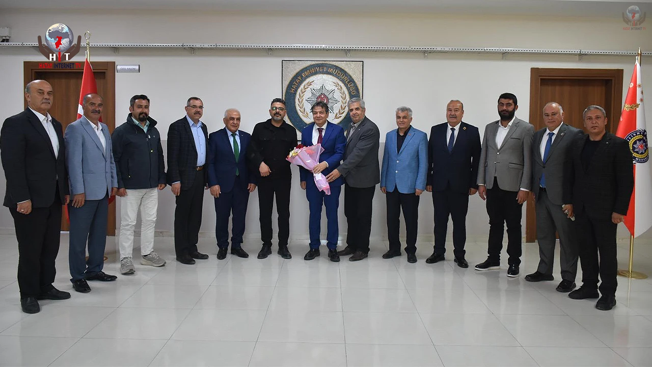 MUHTARLARDAN EMNİYET MÜDÜRÜ YILMAZ’A ZİYARET