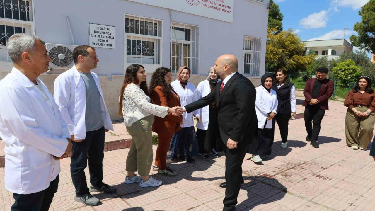 Nacar, Karataşta sağlık tesislerini inceledi