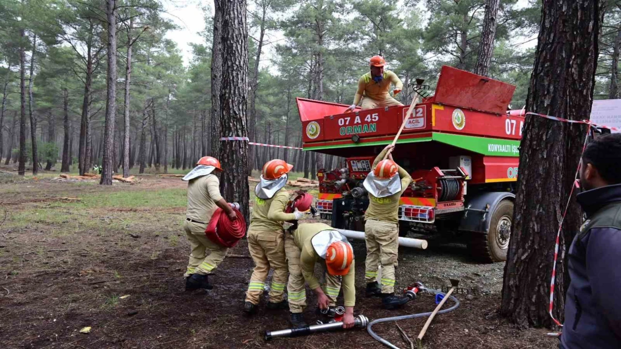 Ormancılar Antalyada kıyasıya yarıştı