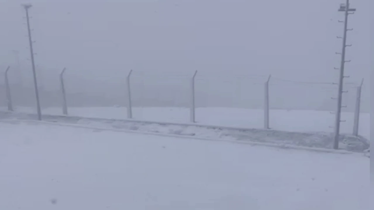 Osmaniyede yüksek kesimlere kar yağdı