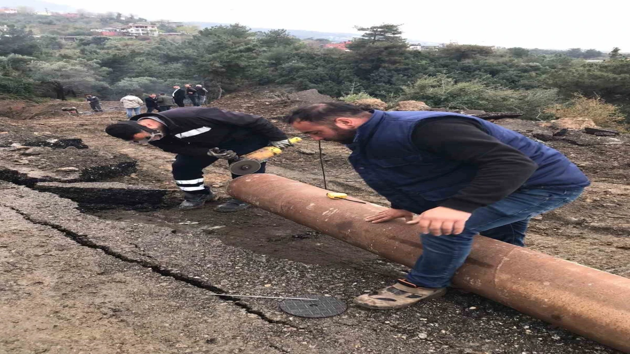 Payasta içme suyu hattı hızla onarıldı