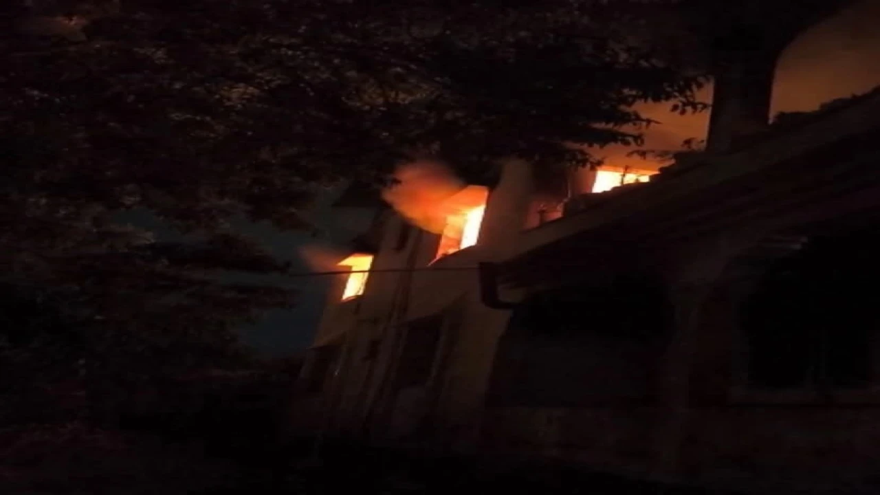 Reyhanlıda ev yangını