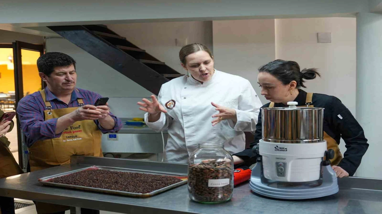 Tarsusta uluslararası çikolata eğitimi