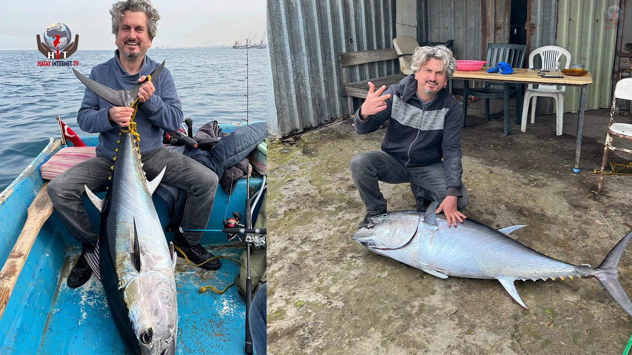 Tuttuğu devasa balıkla sevinç yaşayan öğretmenin mutluluğu yazılan cezayla yarıda kaldı