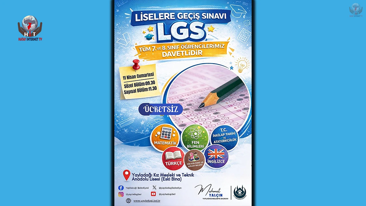 YALÇIN: LGS HAZIRLIK PROGRAMI ÖĞRENCİLERLE BULUŞUYOR