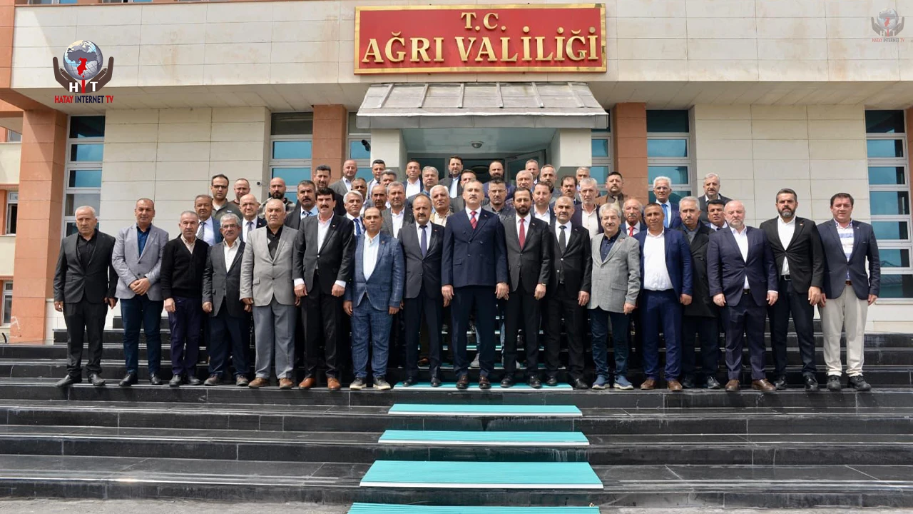 YAYLADAĞI HEYETİNDEN AĞRI VALİSİ BOZKURT’A ANLAMLI ZİYARET