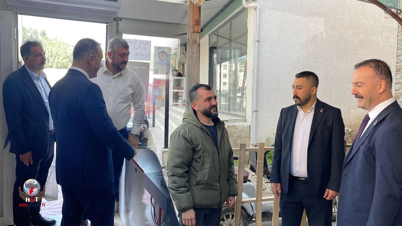 ZAFER PARTİSİ’NDEN YAYLADAĞI’NDA ESNAF ZİYARETİ