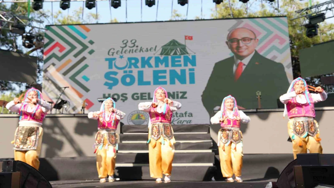 33. Geleneksel Türkmen Şölenine binlerce kişi katıldı