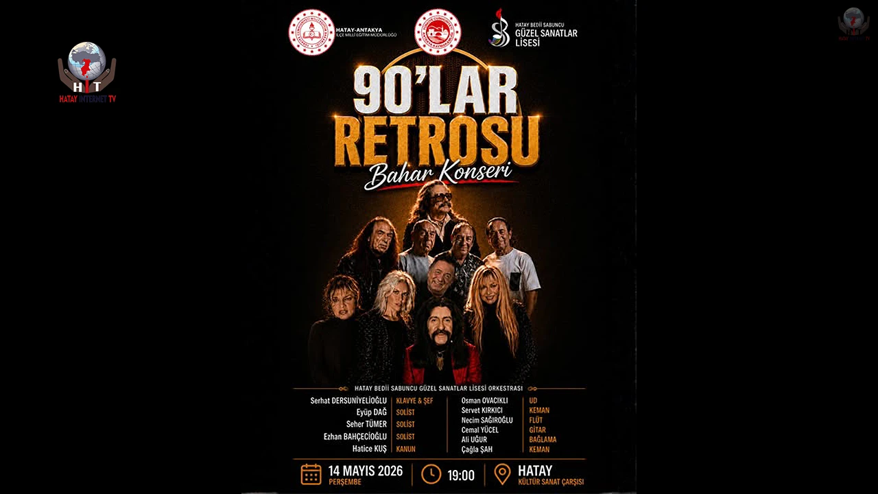 90’LAR RETROSU BAHAR KONSERİ SANATSEVERLERLE BULUŞUYOR