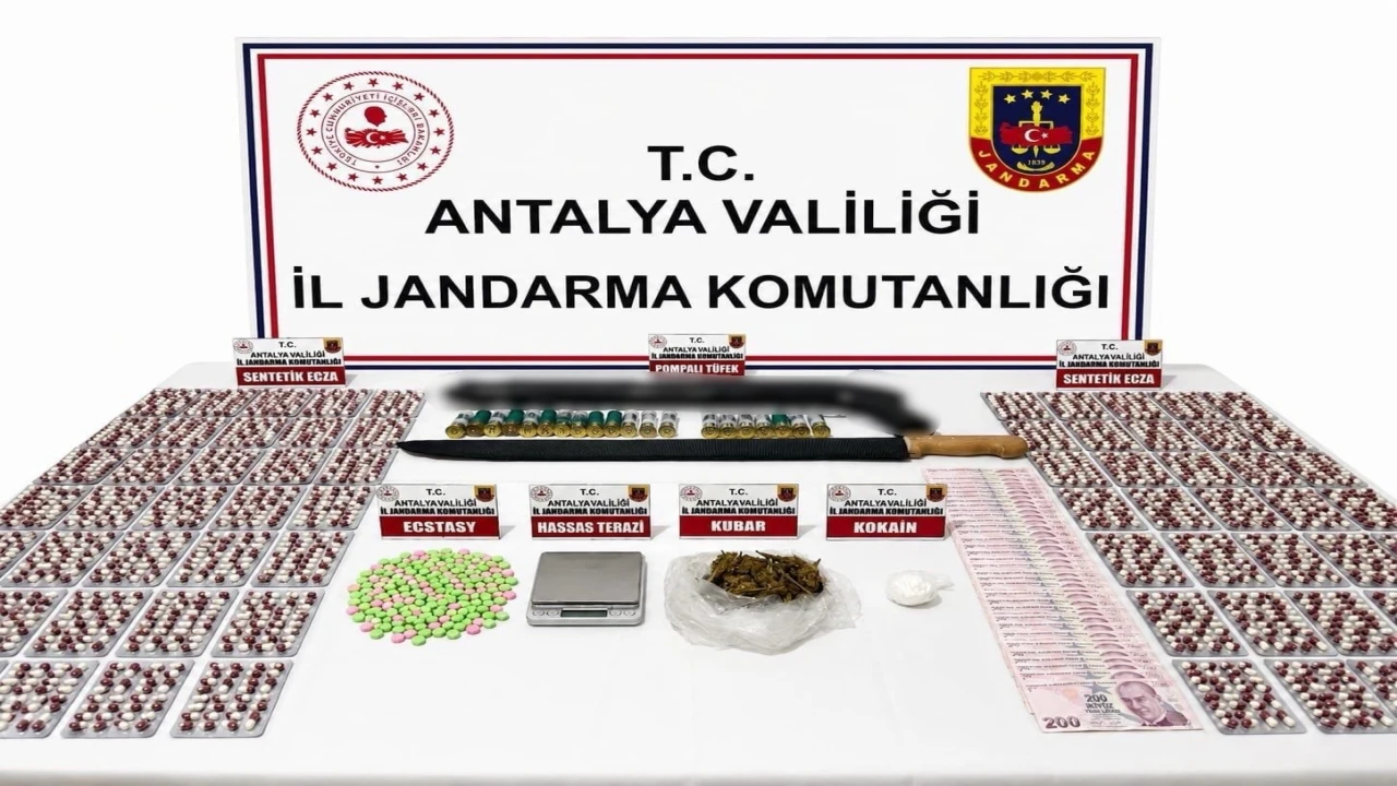 Alanyada uyuşturucu operasyonu