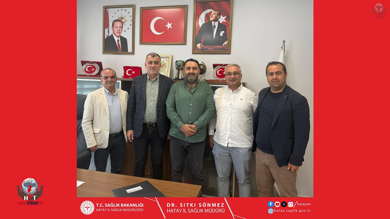 ANTAKYA BELEDİYESİ HEYETİNDEN BAŞHEKİM KAVVASOĞLU’NA ZİYARET