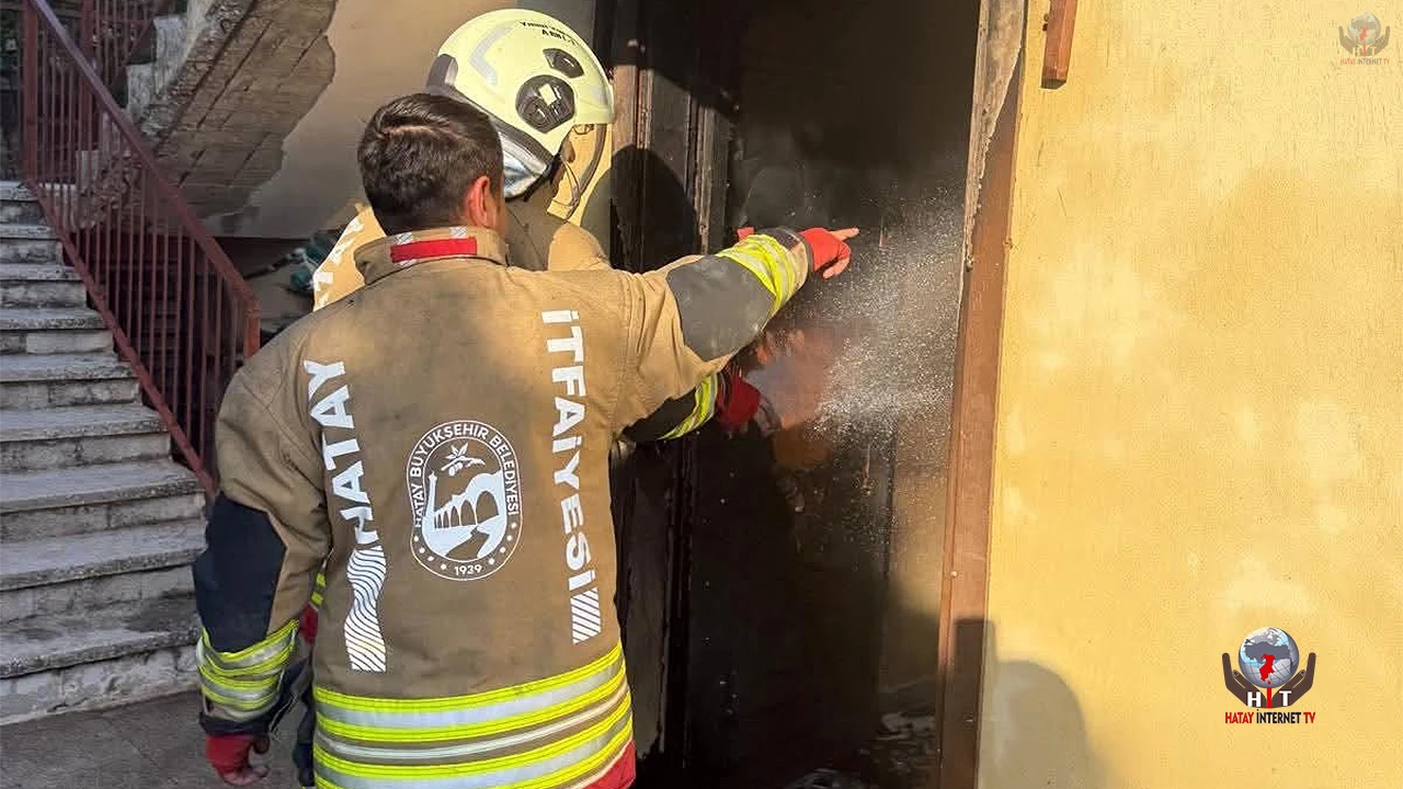 Antakyada ev yangını